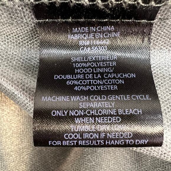 Dravus Heading Nowhere Jacket Men's L Grey Quarter Snap Hooded Anorak Coat EUC - Picture 9 of 15